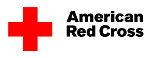 A red cross logo with the words american red cross.