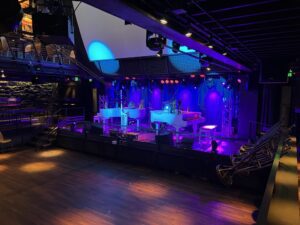 Dueling pianos at a big gala in downtown Denver, CO.